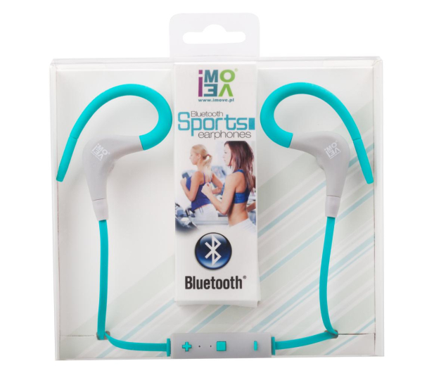 XX.Y SŁUCHAWKI SPORTOWE BT XX.Y IMOVE SH01 Niebieskie # - 1435004 - zdjęcie 3